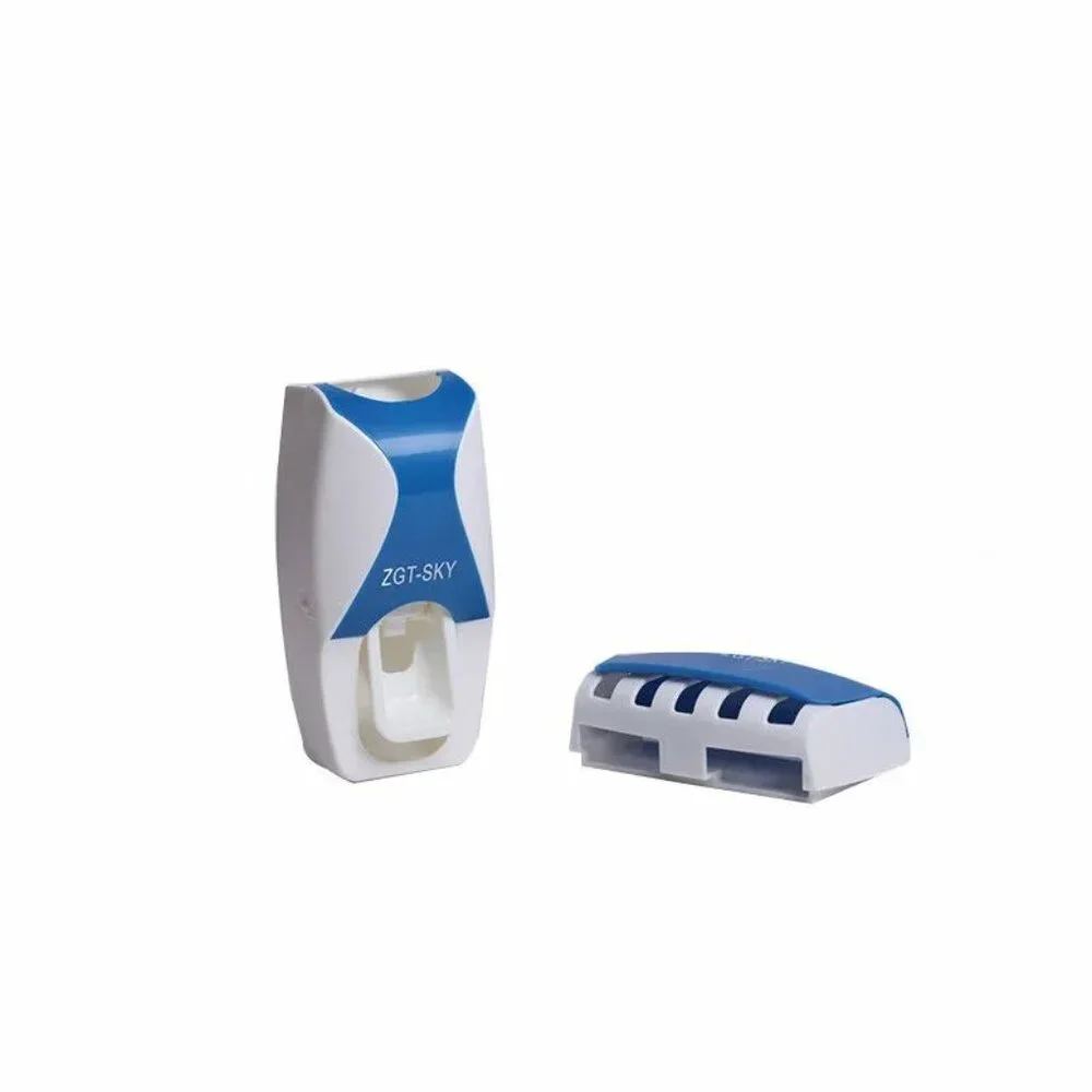 Automatic Touch Toothpaste Dispenser & Brush Holder Set